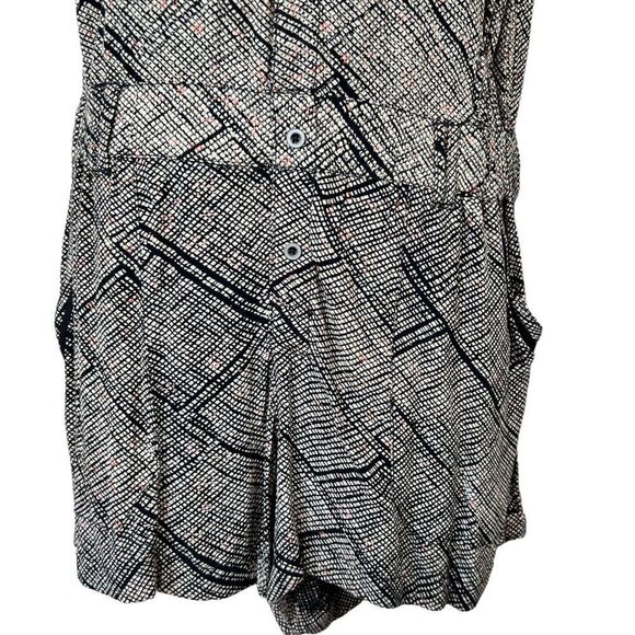 Anthropologie Hei Hei Nova Romper Black White Women Size XS - Picture 4 of 13
